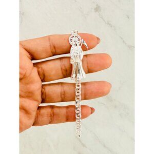 Real 925 Sterling Silver Bracelet holy death - Santa Muerte